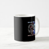 Mug Coeur De L'Âme De Loup D'Un Dragon - Dragon Cool - (Devant droit)