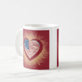 Mug Coeur de l'Amérique (Devant gauche)
