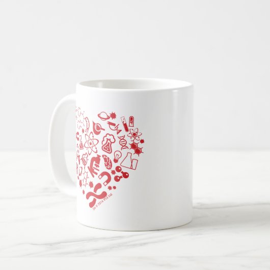 Mug Coeur de l'espace et de la Science (Devant gauche)