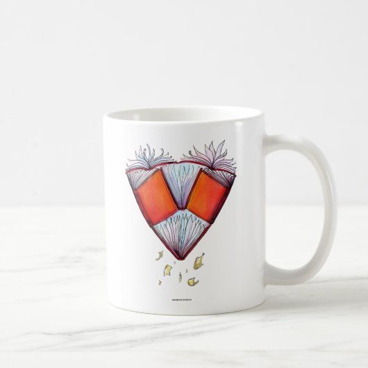 Mug Coeur de livre (Droite)