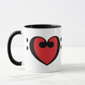 Mug Coeur de musique (Gauche)