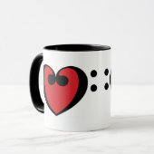 Mug Coeur de musique (Devant gauche)