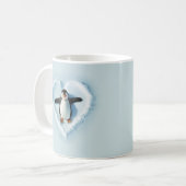 Mug Cœur de neige de pingouin (Devant gauche)