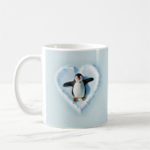 Mug Cœur de neige de pingouin