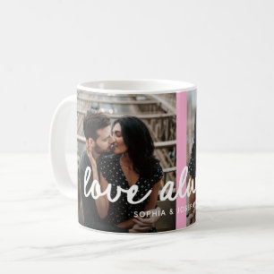 Mug Cœur de n'importe quelle couleur et photo   Amour 