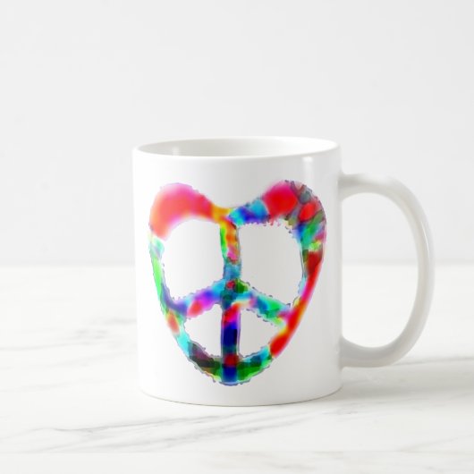 Mug Coeur de paix (Droite)