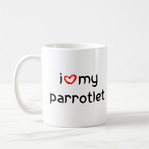 Mug coeur de parrotlet