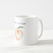 Mug Cœur de pêche (Devant droit)