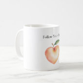 Mug Cœur de pêche (Devant gauche)