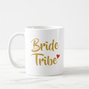 Mug Coeur de rouge de tribu de jeune mariée
