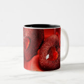 Mug Coeur de rubis rouge (Devant droit)