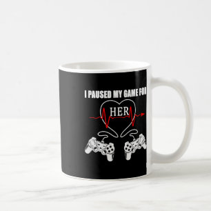 Mug Cœur de Saint-Valentin pour couple de joueurs vidé