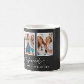 Mug Coeur de script mignon moderne multi photo meilleu (Devant droit)
