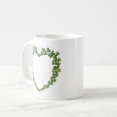 Mug Coeur de shamrocks (Devant gauche)