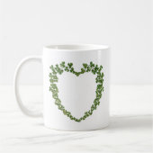 Mug Coeur de shamrocks (Gauche)