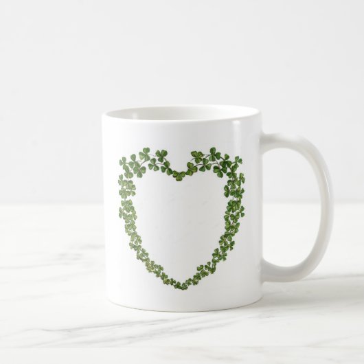 Mug Coeur de shamrocks (Droite)
