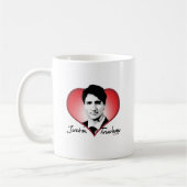 Mug Coeur de signature de Justin Trudeau - .png (Gauche)