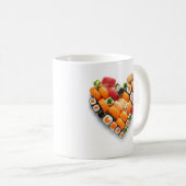 Mug Coeur de sushi (Devant droit)