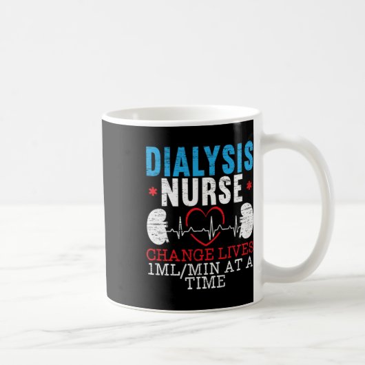 Mug Coeur de vie infirmière (Droite)