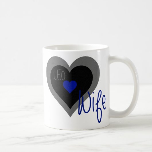 Mug Coeur d'épouse de LION (Droite)