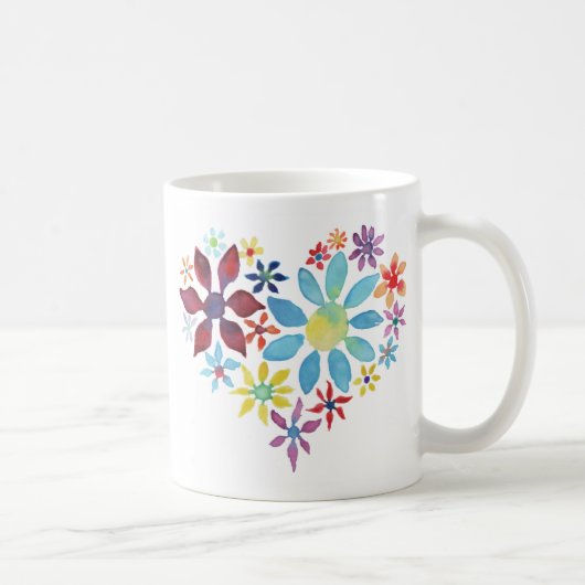 Mug Coeur des fleurs (Droite)