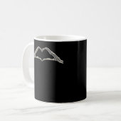 Mug Coeur des mains osseuses actif (Devant gauche)