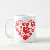 Mug Coeur des pattes (Gauche)