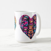 Mug Coeur des soudeurs - Cute Welding Cats (Devant droit)