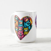 Mug Coeur des soudeurs - Cute Welding Cats (Devant gauche)