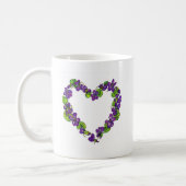 Mug Coeur des violettes (Gauche)