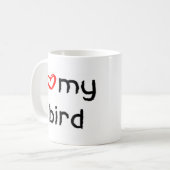 Mug coeur d'oiseaux (Devant gauche)