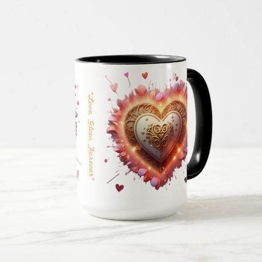 Mug "Coeur d'or" (Devant droit)