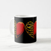Mug Coeur d'or et fusion des cages (Devant gauche)