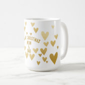 Mug Coeur d'or, Noël blanc (Devant droit)