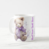 Mug Coeur doux Boug Ours - Design Ours mignon (Devant gauche)