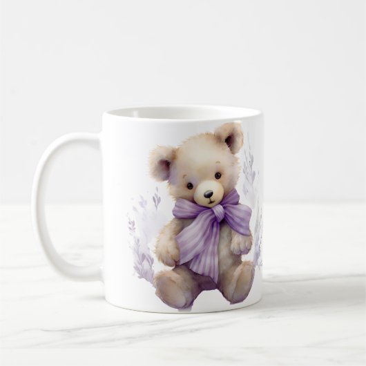 Mug Coeur doux Boug Ours - Design Ours mignon (Gauche)