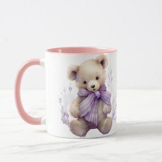 Mug Coeur doux Boug Ours - Design Ours mignon (Gauche)