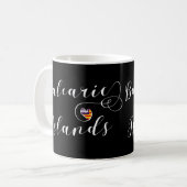 Mug Coeur Drapeau Des Baléares, Baléares, (Devant gauche)