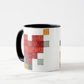 Mug Coeur du conteneur d'expédition (Devant gauche)