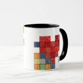 Mug Coeur du conteneur d'expédition (Devant droit)