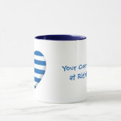 Mug Coeur du drapeau grec (Centre)