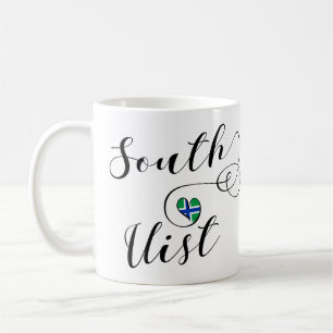 Mug Coeur du pavillon sud de l'Uist, Hébrides extérieu