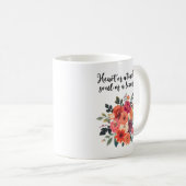 Mug Cœur d'un enseignant, âme d'un apprenant (Devant droit)
