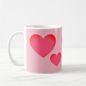 Mug Coeur Emoji Rose (Gauche)