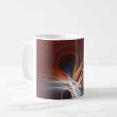 Mug coeur en feu (Devant gauche)