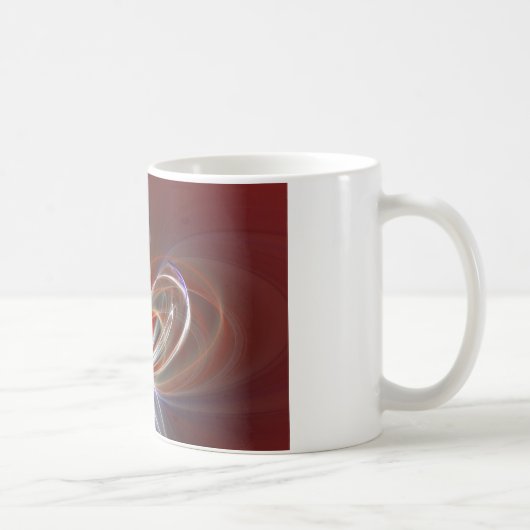 Mug coeur en feu (Droite)