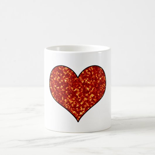 Mug Coeur en feu (Centre)