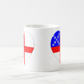 Mug Coeur épiscopal de drapeau (Centre)