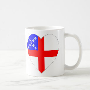 Mug Coeur épiscopal de drapeau