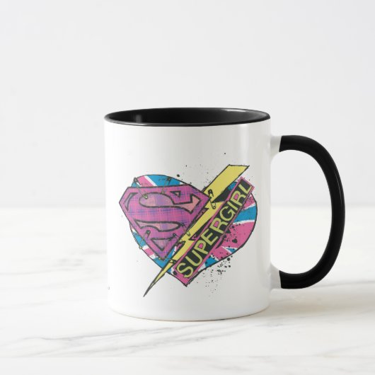 Mug Coeur et boulon supergirl (Droite)